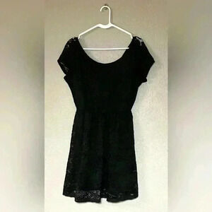 Ambiance Black Dress Size L